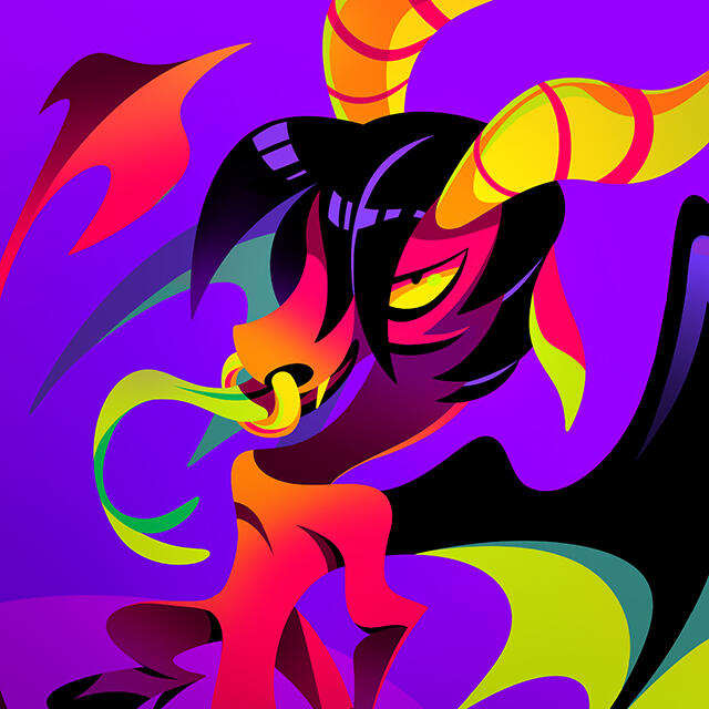 Jersey Devil character artwork by Versiris from We Don't Exist